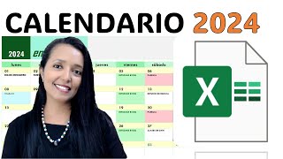 CREA UN CALENDARIO DE ACTIVIDADES 2024 SUPER FACIL Y RÁPIDO EN EXCEL Y SIN FORMULAS [upl. by Belen309]