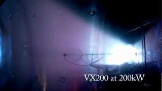 VX200 plasma at full power of 200 kW [upl. by Anerb]