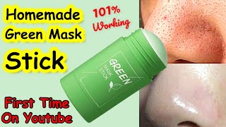 How to make green mask stick at home  blackheads removal  green mask stick review  Sajal Malik [upl. by Entsirhc]