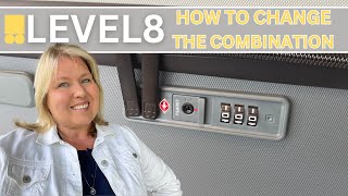 Level8 Luggage Changing Your TSA Lock Combination Easily [upl. by Rett423]