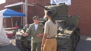 Lady Lois the Stuart Tank at the Bloomsburg Fair  Jeremys Journeys [upl. by Ykcul796]