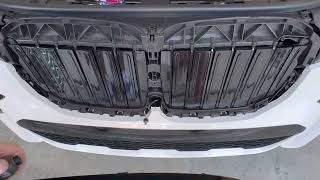 Chrome grill to black grill BMW X7 [upl. by Swithbart]