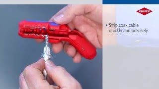 KNIPEX ErgoStrip® ArtNo 16 95 0X SB [upl. by Reese]