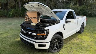 SampB COLD AIR INTAKE INSTALL WITH RESULTS  24 F150 50 [upl. by Bibah]