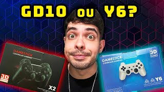 Qual Game Stick é melhor Custo Benefício GD10 ou Y6 [upl. by Gladi]