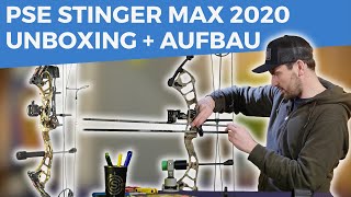 PSE Stinger MAX 2020 Compoundbogen ReadytoShootKit Unboxing amp AufbauTutorial [upl. by Richmound]