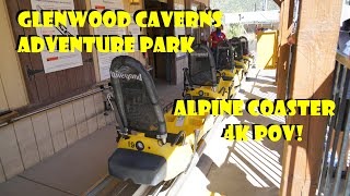 Glenwood Caverns Adventure Park Alpine Coaster 4K POV [upl. by Grof]