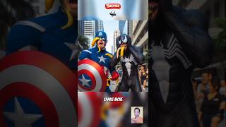 Superhero cartoon  Spiderman vs venom vs captain america marvel edit spiderman avengers [upl. by Eveneg296]