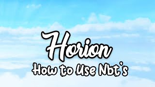 How to use Horion Nbt Minecraft Windows [upl. by Neiviv]