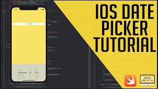 iOS Tutorial Date Picker in a UITextField [upl. by Etienne]