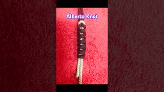 How to tie a Alberto knot Essential knot knot diy shorts skills how knottutorial rope [upl. by Anesuza395]