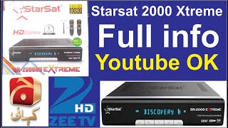 starsat SR 2000 HD Extreme full review and unboxing new box dish receiver and new software youtube [upl. by Solracsiul]