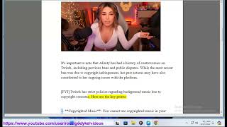 Alinity Twitch Has Banned Alinity why then [upl. by Belamy684]