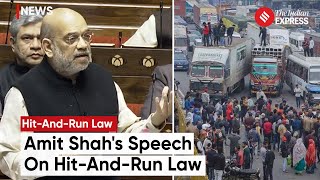 Truck Drivers Protest Amit Shahs Speech On Hit And Run Law In Parliament  Truck Driver News [upl. by Baese]