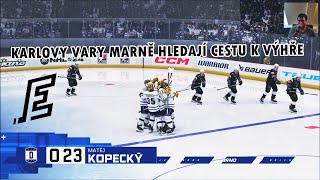 KARLOVY VARY MARNĚ HLEDAJÍ CESTU K VÝHŘE HC DEJVOV VS HC ENERGIE KARLOVY VARY NHL 24 PS5 [upl. by Hilaire566]