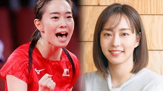 フジアナウンサーの佐久間みなみと石川佳純、TBSアナウンサーの日比麻乃子 [upl. by Ollie390]