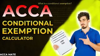 ACCA Conditional exemption Calculator  ACCA Exemption for Bcom  acca [upl. by Etz]