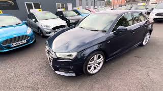 AUDI A3 20 TFSI S LINE SALOON 4DR PETROL MANUAL EURO 6 SS 190 PS [upl. by Aros531]