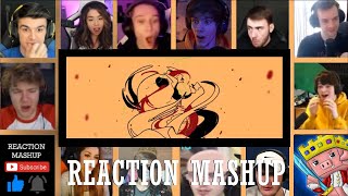 Reaction Mashup  Dream SMP Members React to SADist quotHog Huntquot Animation [upl. by Nylek587]