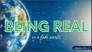 Being Real In A Fake World  Pastor Ashton Yeargin  Matthew 23112  12824  Sunday 6pm [upl. by Sugar779]