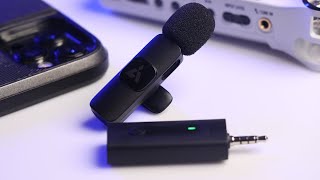 K35 Wireless Microphone  Laptop iOS Android Recorder Camera  Review [upl. by Eelinnej201]