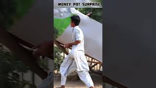 Giving Money Pot viral funny [upl. by Belshin]