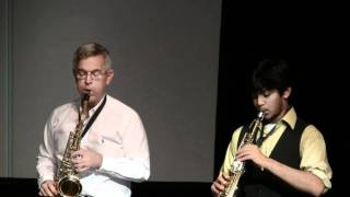 Gershwin 3 Preludes Saxophone Quartet [upl. by Yendyc94]