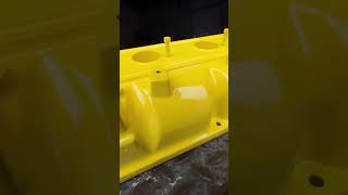 Valve cover restoration shorts powdercoating restoration [upl. by Myra]