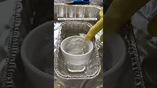 Acetone Turpentine Mixture Small Styrofoam Cup [upl. by Esenaj]