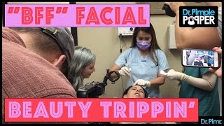 A Bloody Fantastic Facial BFF with Beauty Trippin [upl. by Aerdnac]