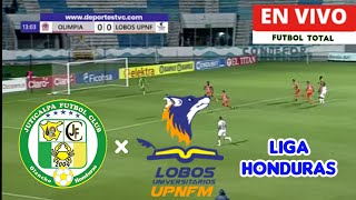 Juticalpa vs Lobos upnfm EN VIVO liga nacional Honduras apertura jornada 15 futbol hondureño [upl. by Riay]