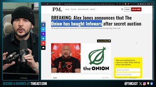 INFOWARS SHUTTING DOWN The Onion Bought Alex Jones Network Jones Launches New Network To Continue [upl. by Bussey]