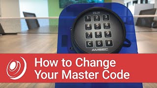 How to Change Your Master Code on a AMSEC ESL20XL Digital Lock [upl. by Harad]