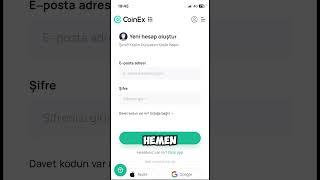 PNUT 3000 Arttı Hemen sen de kayıt ol Sen de kazan pnut bitcoin coinex keşfet shorts btc [upl. by Yror]