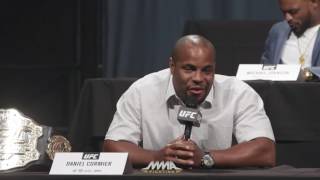 Daniel Cormier Jon Jones Go Back and Forth I Beat You After a Weekend of Cocaine [upl. by Atiuqehs]