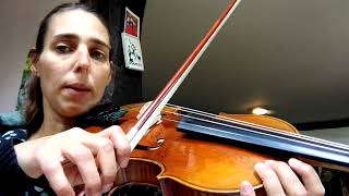 Stella Rodrigues  Tutoriel pour accorder son violon alto [upl. by Aleacem]