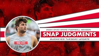 Snap Judgments Ohio State not looking back at Penn State ready to get back to work vs Purdue [upl. by Nyleuqcaj]