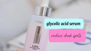 Glycolic acid serum A new way to treat hyperpigmentation and dark spots  uses and benefits [upl. by Aihtibat928]