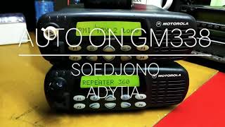 AUTO ON REPEATER GM338 [upl. by Avek]