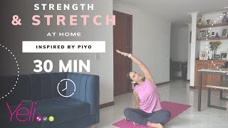 30 min PIYO inspired workout [upl. by Nevak845]