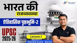 एम लक्ष्मीकांत 7वां संस्करण । ऐतिहासिक पृष्ठभूमि । L  2 ।Chanchal Kumar Sharma । UPSC । [upl. by Aiduan]