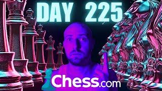 Can I Reach 2000 Elo on Chesscom in 1 Year Day 225 [upl. by Kuebbing185]