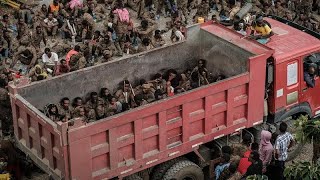 More than 7000 captive Ethiopian soldiers paraded in Tigray by rebel fighters [upl. by Eirrem]