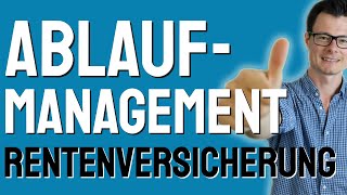 Ablaufmanagement fondsgebundene Rentenversicherung EINFACH ERKLÄRT  Wichtiger Baustein [upl. by Thomasine]