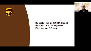 UPS Tradenomics Preparing for CARM Release 2 Webinar [upl. by Attennek]