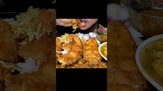 1 Whole Fish Mukbang Eating asmr mukbang fishcurryriceeating [upl. by Zorina]