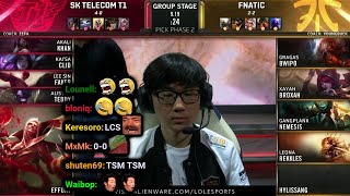 SKT vs FNC  2019 Worlds Groups Day 7  Twitch VOD with Chat [upl. by Formica989]