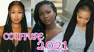 COIFFURE AFRICAINE 2021  2021 braided hairstyles  natural hair [upl. by Triplett]