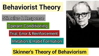 Behaviorism in linguistics  Behaviorist Theory  Skinners Theory of Behaviorism  Condition learn [upl. by Elleinahc]