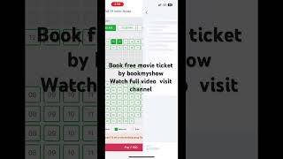 Book free movie tickets😱😳 by BOOKMYSHOW App [upl. by Adaran]